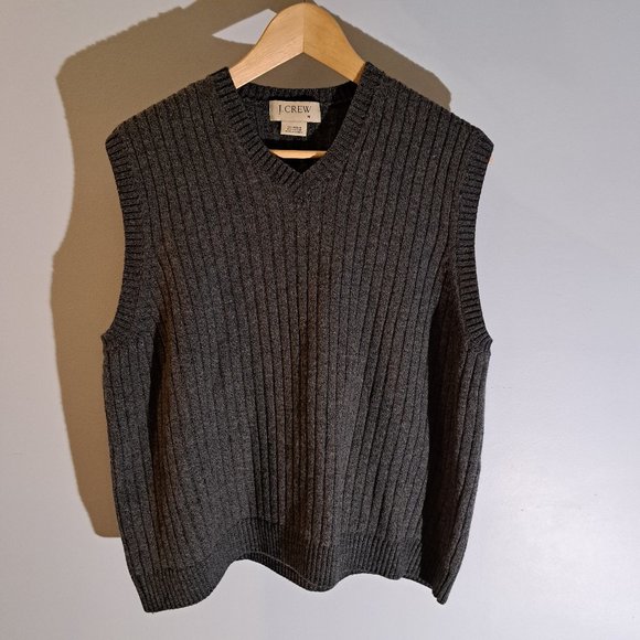 J. Crew Other - J. Crew Wool Blend men's medium vintage v-neck sweater vest